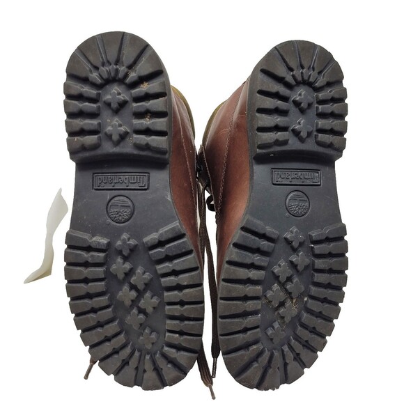 Timberland Boots 9M Brown Leather Waterproof Gorpcore Work Grunge - Picture 6 of 8